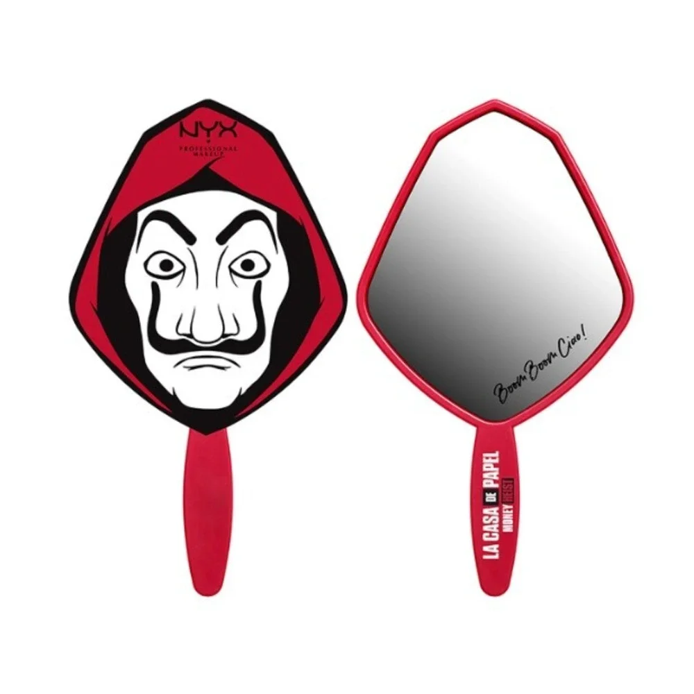 NYX Netflix La Casa de Papel Money Heist Limited Edition Hand Held Mirror Red